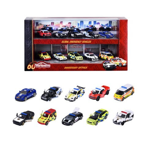 Majorette - Global Emergency Vehicles Anniversary Gift Pack