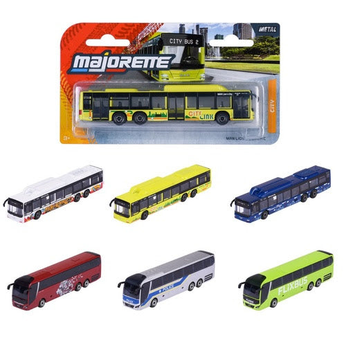Majorette City Series - City Man Bus Assorted