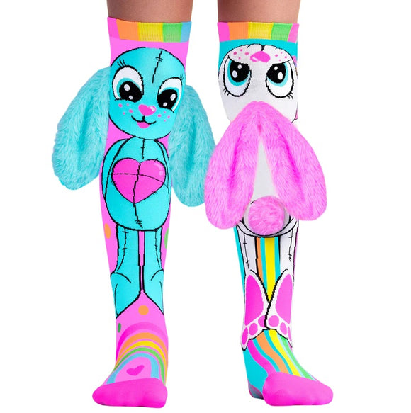 Madmia Kids & Adults Rainbow Bunny Socks