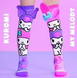 Madmia Kids & Adults Sanrio Series Kuromi & My Melody Socks