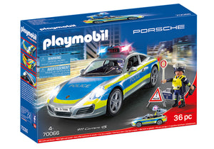 Playmobil 70066 Porsche Playset - Porsche 911 Carrera 4S Police