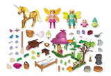 Playmobil 71838 - Cozy Fairy Home with Golden Unicorn