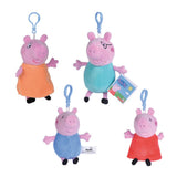 Peppa Pig - Plush Backpack Clips Assorted