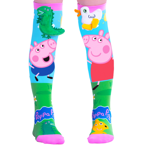 Madmia Toddlers Peppa Pig Series Peppa Pig & George Socks