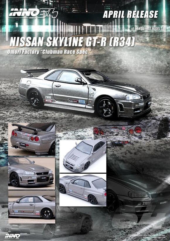 INNO64 –  Nissan Skyline GT-R (R34) Omori Factory 
