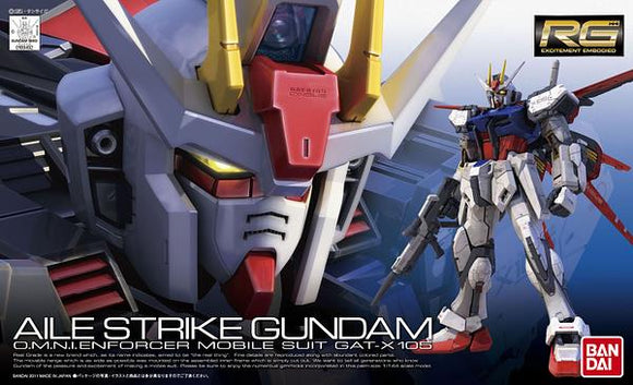 Mobile Suit Gundam SEED RG #03 Aile Strike Gundam 1/144 Scale Model Kit