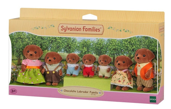 Sylvanian Families - Chocolate Labrador Family