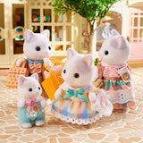 Sylvanian Families - Latte Cat Family