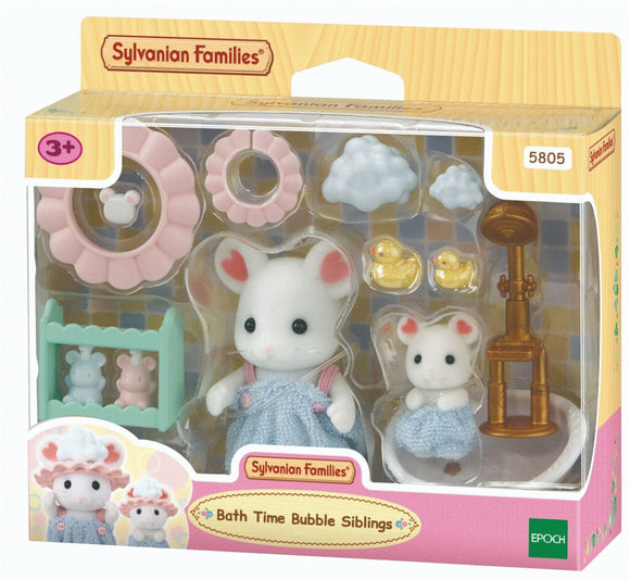 Sylvanian Families - Bath Time Bubble Siblings