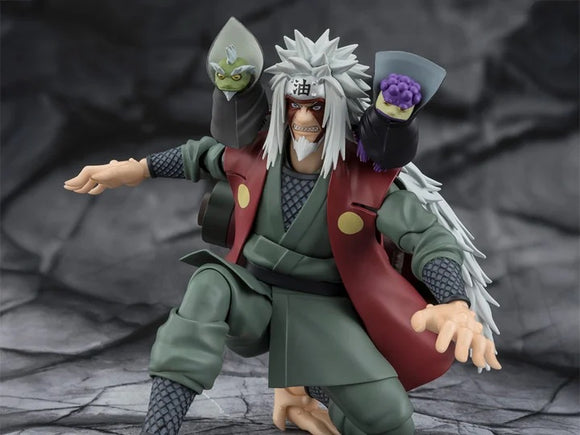 Naruto: Shippuden S.H.Figuarts Jiraiya -Hidden Leaf Heroic Master Sage- (Sage Mode Set) Action Figure