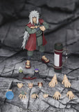 Naruto: Shippuden S.H.Figuarts Jiraiya -Hidden Leaf Heroic Master Sage- (Sage Mode Set) Action Figure