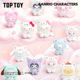 Top Toy X Sanrio Characters Little Bear Planet Series Vinyl Plush Keychain Blind Box Assorted
