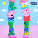 Madmia Kids & Adults Peppa Pig Series Peppa Pig & George Socks