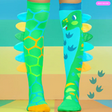 Madmia Kids & Adults Green Roar Dinosaur Socks