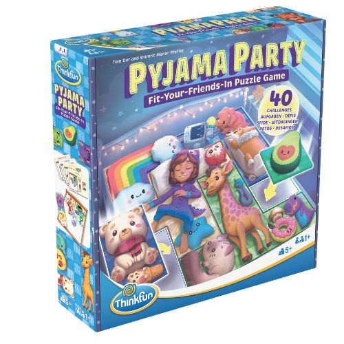 ThinkFun Pyjama Party Fit-Your-Friends-In Puzzle Game