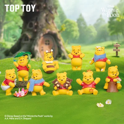 Top Toy X Disney Winnie The Pooh Happy Time Series Figures Blind Box Assorted
