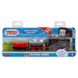Thomas & Friends Motorized Engine with Phrases & Sounds - Talking Diesel Train