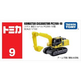 Tomica Die-cast Car #009: Komatsu PC200-10 Excavator