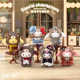 Top Toy X Sanrio Characters Afternoon Tea Series Vinyl Plush Keychain Blind Box Assorted