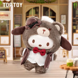 Top Toy X Sanrio Characters Afternoon Tea Series Vinyl Plush Keychain Blind Box Assorted