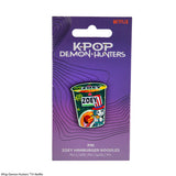 K-Pop Demon Hunters - Zoey Hamburger Noodles Pin