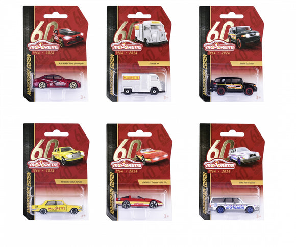 Majorette - 60th Anniversary Edition Premium Series Assorted