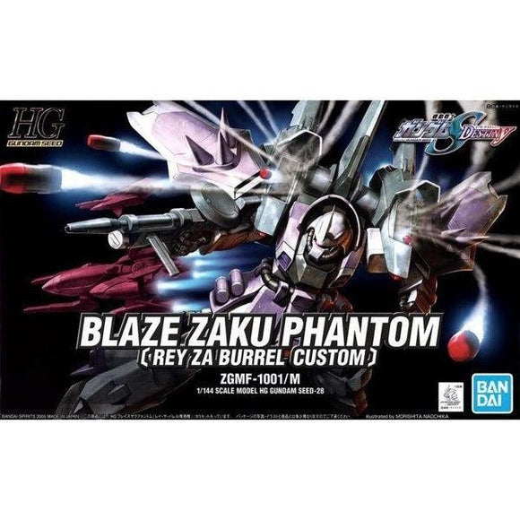 ZGMF-1001/M Blaze Zaku Phantom (Rey Za Burrel Cuastom) #28 HGGS Gundam 1/144 Scale Model Kit