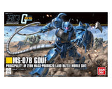Mobile Suit Gundam HGUC MS07B Gouf 1/144 Scale Model Kit