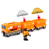 BRIO - Gold Cargo Train 6 Pieces