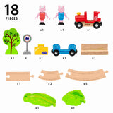 BRIO - Peppa Pig Train Set 18 Pieces