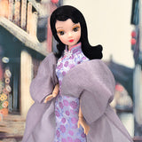 Kurhn Cheongsam Series - Cheongsam Exclusive with Grey Cape