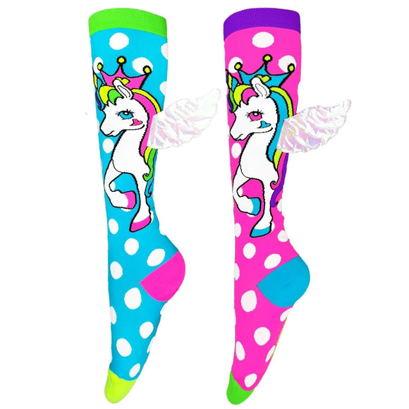 Madmia Kids & Adults Flying Unicorn Socks