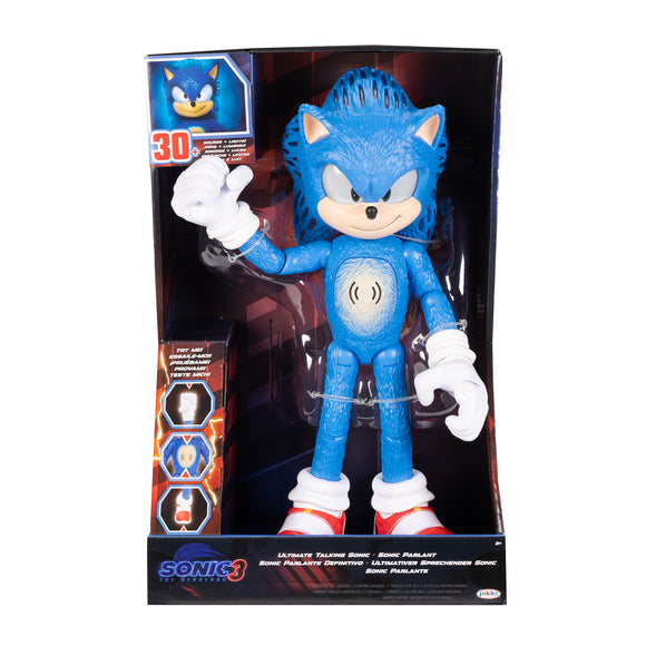 Sonic The Hedgehog 3 Movie - Ultimate Talking Sonic Action Figure