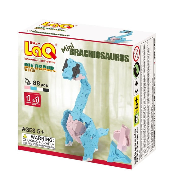LaQ Dinosaur World Mini Brachiosaurus - 1 model, 88 pieces