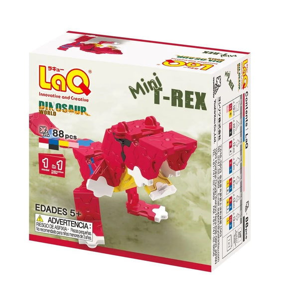 LaQ Dinosaur World Mini T-Rex - 1 model, 88 pieces