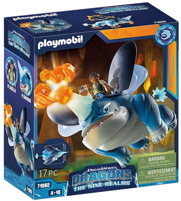 Playmobil 71082 Dragons The Nine Realms Playset - Plowhorn & D'Angelo