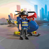 Playmobil 72080 City Action - Police Helicopter with Radar Function