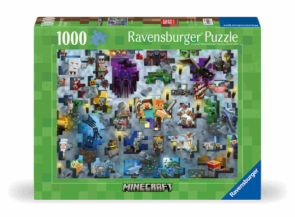 Ravensburger Puzzle Minecraft Series - Minecraft Challenge 1000 pieces