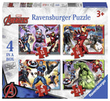 Ravensburger Puzzle Disney Marvel Series - Earth Mightiest Heroes Avengers 12, 16, 20, 24 pieces
