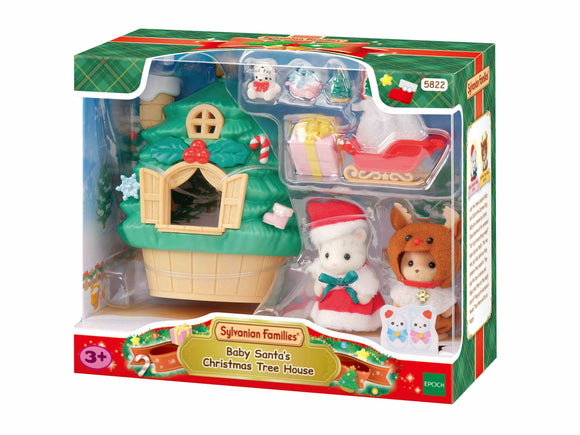 Sylvanian Families - Baby Santa's Christmas Tree House