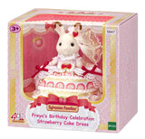 Sylvanian Families - Freya's Birthday - Strawberry Cake Dress