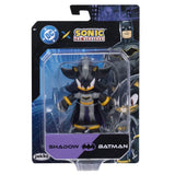 DC X Sonic The Hedgehog - 2.5 inch Shadow as Batman Action Figure