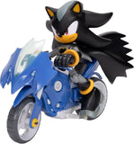 DC X Sonic The Hedgehog - Batcycle & 5 inch Shadow as Batman Playset