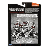 Teenage Mutant Ninja Turtles: Black and White Comic Book Figures with Comic Book