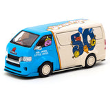 Tarmac Works Toyota Hiace Widebody Mr. Men Little Miss 50th Anniversary with Metal Oil Can