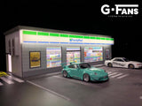 G-Fans Models Family Mart Convenience Store with Carpark