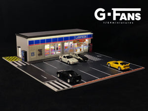 G-Fans Models Lawson Convenience Store with Carpark