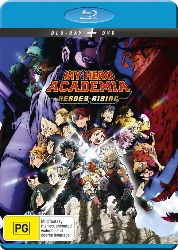 My Hero Academia the Movie: Heroes Rising DVD / Blu-Ray Combo