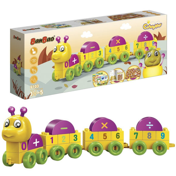 BanBao Caterpillar Learning Series - Numbering Caterpillar building blocks