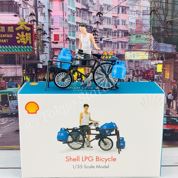 Tiny City Die-cast Model – 1/35 Shell LPG Bicycle